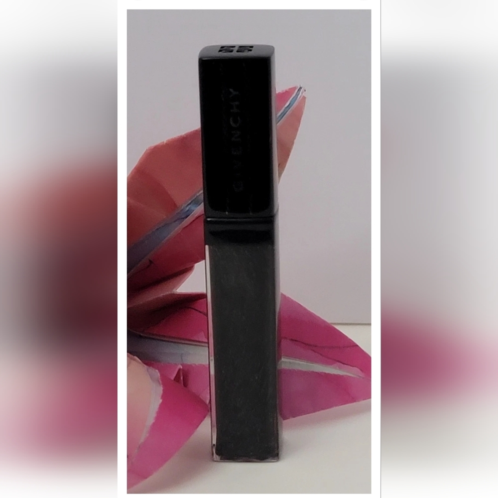 GIVENCHY GLOSS INTERDIT VINYL LIP GLOSS 16 NOIR Revelateur 0.11 oz MINI U/B